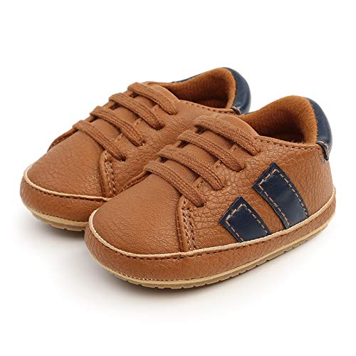 Image of RVROVIC Baby Boys Girls Anti-Slip Sneakers Soft Ankle Boots Toddler First Walkers Newborn Crib Shoes
