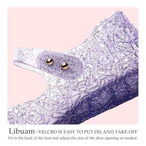 Jelly Sandals for Girls Dreamy Princess Style Girls' Sandals - New Summer Flat Non-Slip Princess Shoes3