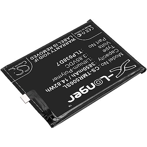 TLp038D1,TLP038D7 TECHTEK Batteria 3850mAh compatibile con [Verizon] 10, 10A++, per [TCL] 10 SE, T766S, per [Alcatel] 3L 2020, 5028D, 5029D, per [T-Mobile] 5062W, 5062Z, Revvl 4 Plus sostituisce TLp038D1, TLP038D7