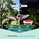 Vogelhaus mit Kamera Outdoor Solar Vogelfutterspender: 2K WLAN Vogelfutterhaus Wetterfest IP66 - Geschenke FüR Vogelliebhaber Ai Verfolgung EichhöRnchensicher - Bird Feeder Camera