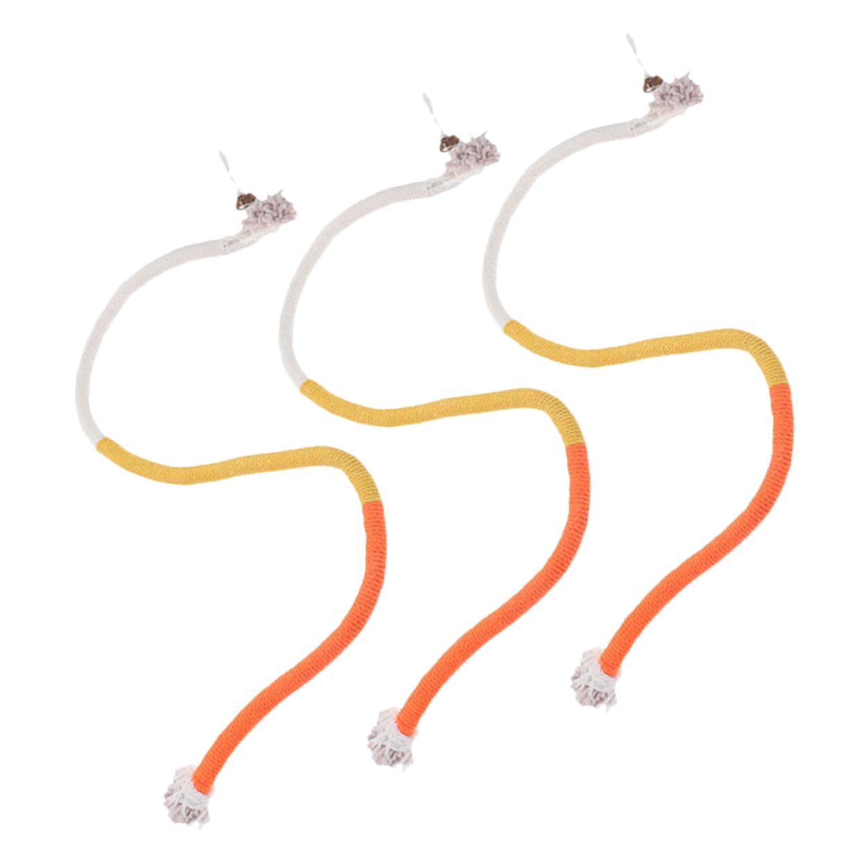 INOOMP 15pièces Jouets à Mordre pour Chats Jouets Interactifs Corde à Chat pour Éveiller Instinct De Jeu Nettoyage Intérieur