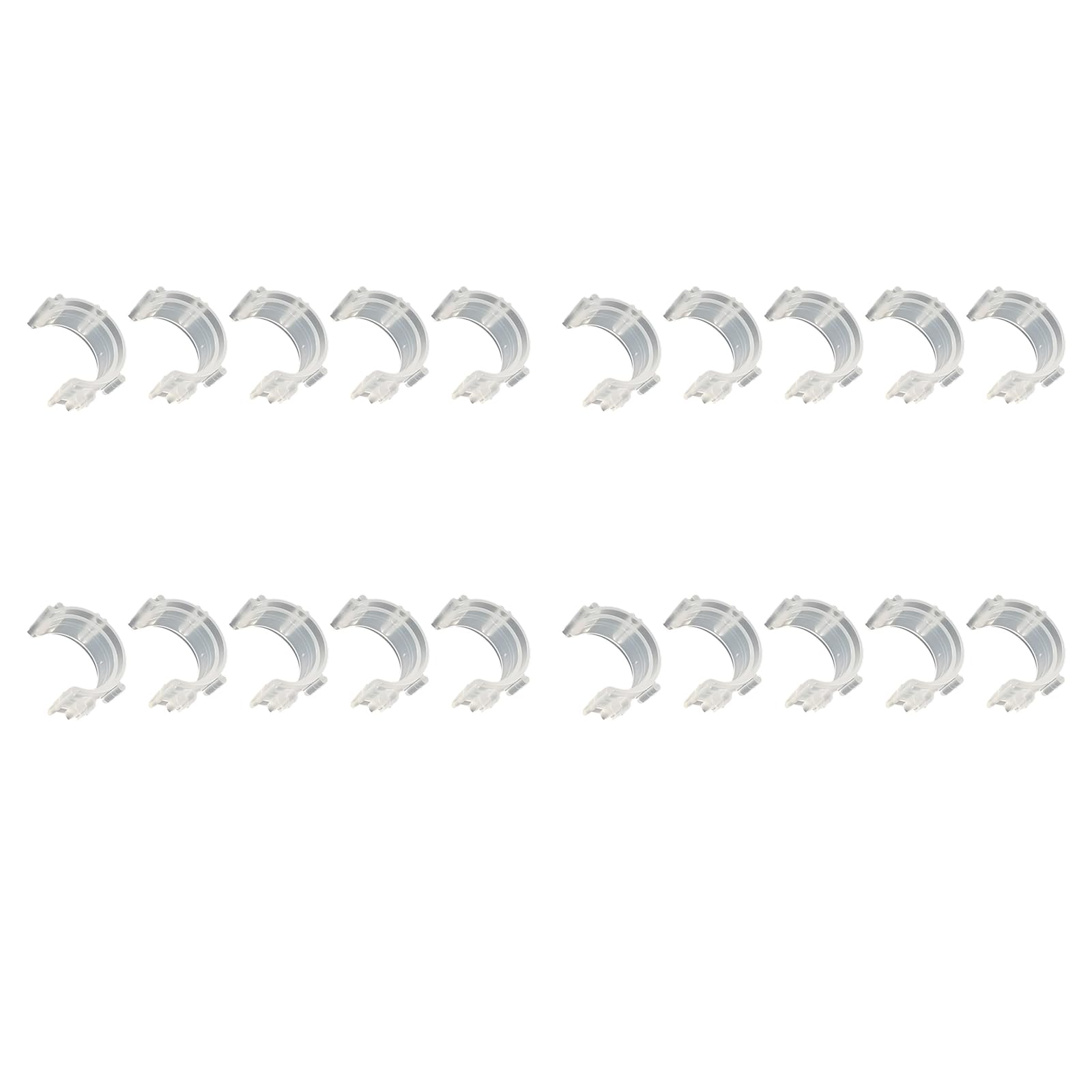 Fahoujs 20 Pcs Bobbin Holder Clamps Silicone Spool Huggers Thread Holders Sewing Bobbin Clips Sewing Accessories
