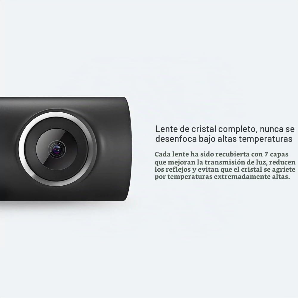 70mai Control de Voz inglés Coche Dash CAM, 1080p Full HD 130 Grados WiFi 128MB Flash Night Version G-Sensor cámara de Coche DVR con Registro de Bucle