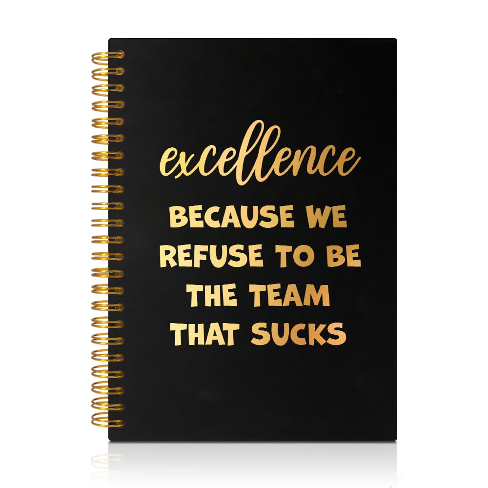 PUVOXHO Excellence 160 Blank Pages Spiral Notebook, Dream Team Gifts for Colleagues, Team Appreciation Gifts, Team Member Gifts, Teamwork Gifts for Staff, Appreciation Gifts for Coworker Colleagues