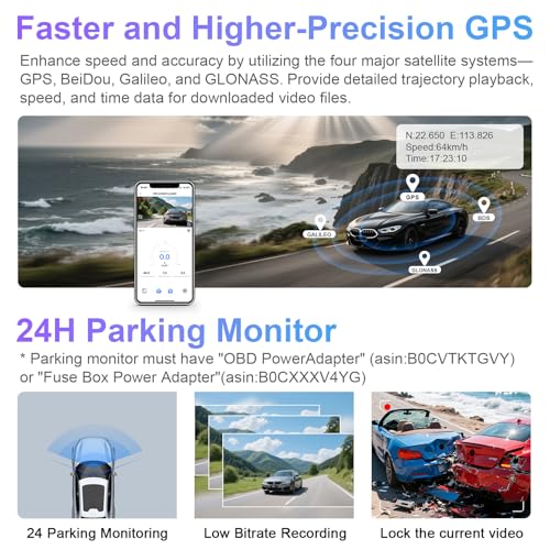 Mangoal 4K STARVIS 2 IMX678 Dash Cam