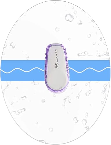 Miniatura 8 de Paquete de 40 parches adhesivos precortados para parche Dexcom G7, cubiertas de sensor G7 impermeables y transpirables, parches Dexcom G7
