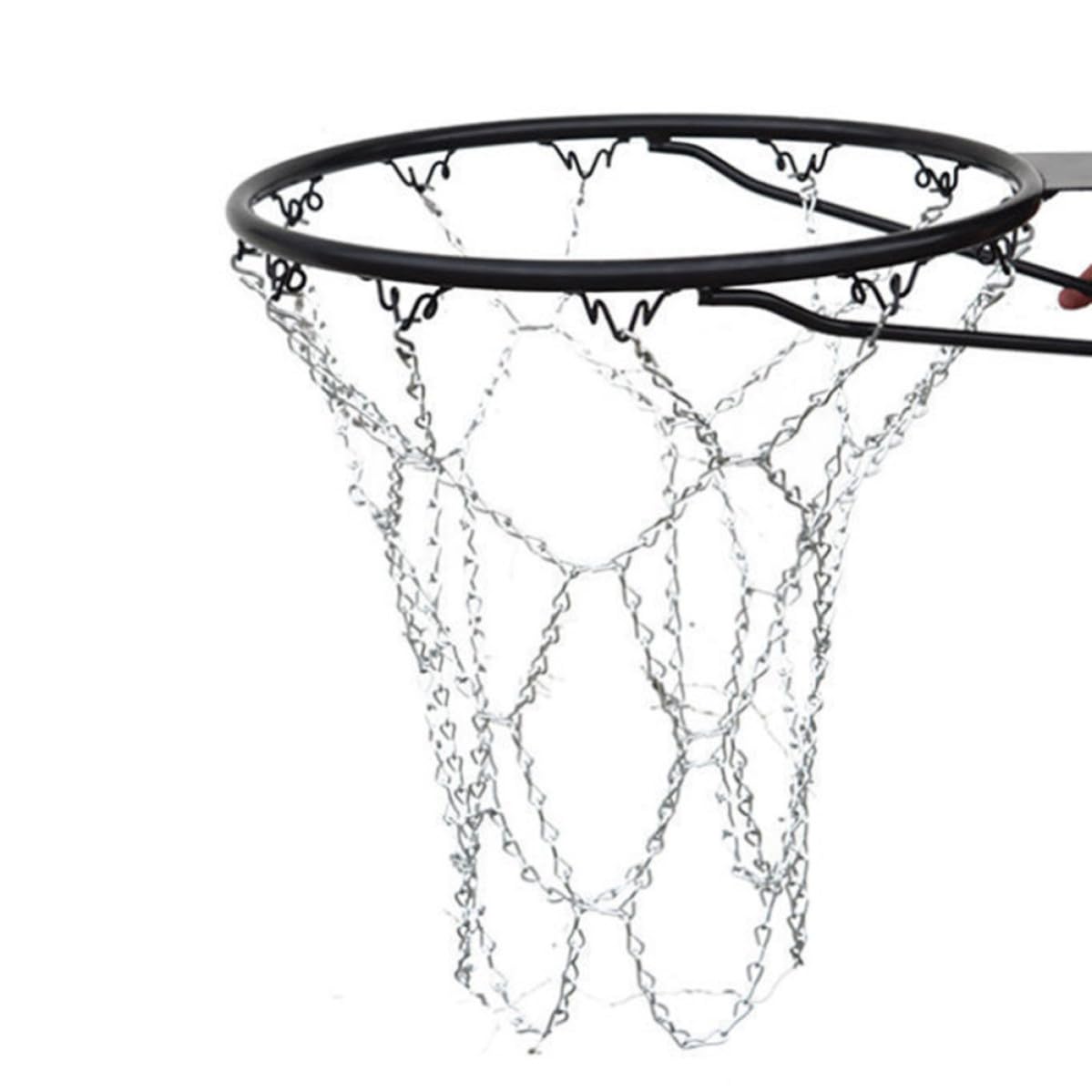 Basketball Kettennetz Stück aus Silber Eisenkette 2 für Körbe