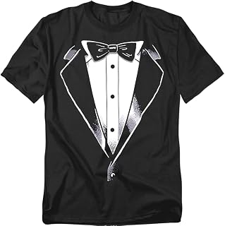 Tuxedo Costume T Shirt for Men & Women Funny Unisex Halloween Outfit Graphic Tee