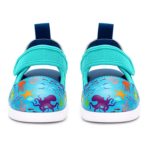 ikiki Non-Squeaky Sandals for Toddlers/Little Kids, Closed Toe2