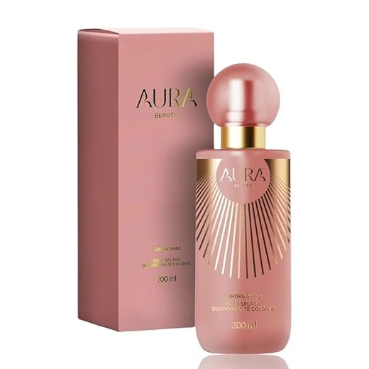 Body Splash Desodorante Colônia Aura Beauty Aurora Shine Jade Picon 200Ml