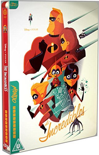 The Incredibles Steelbook Mondo #20 UK World Exclusive Limited Edition Steelbook Blu-ray Region Free