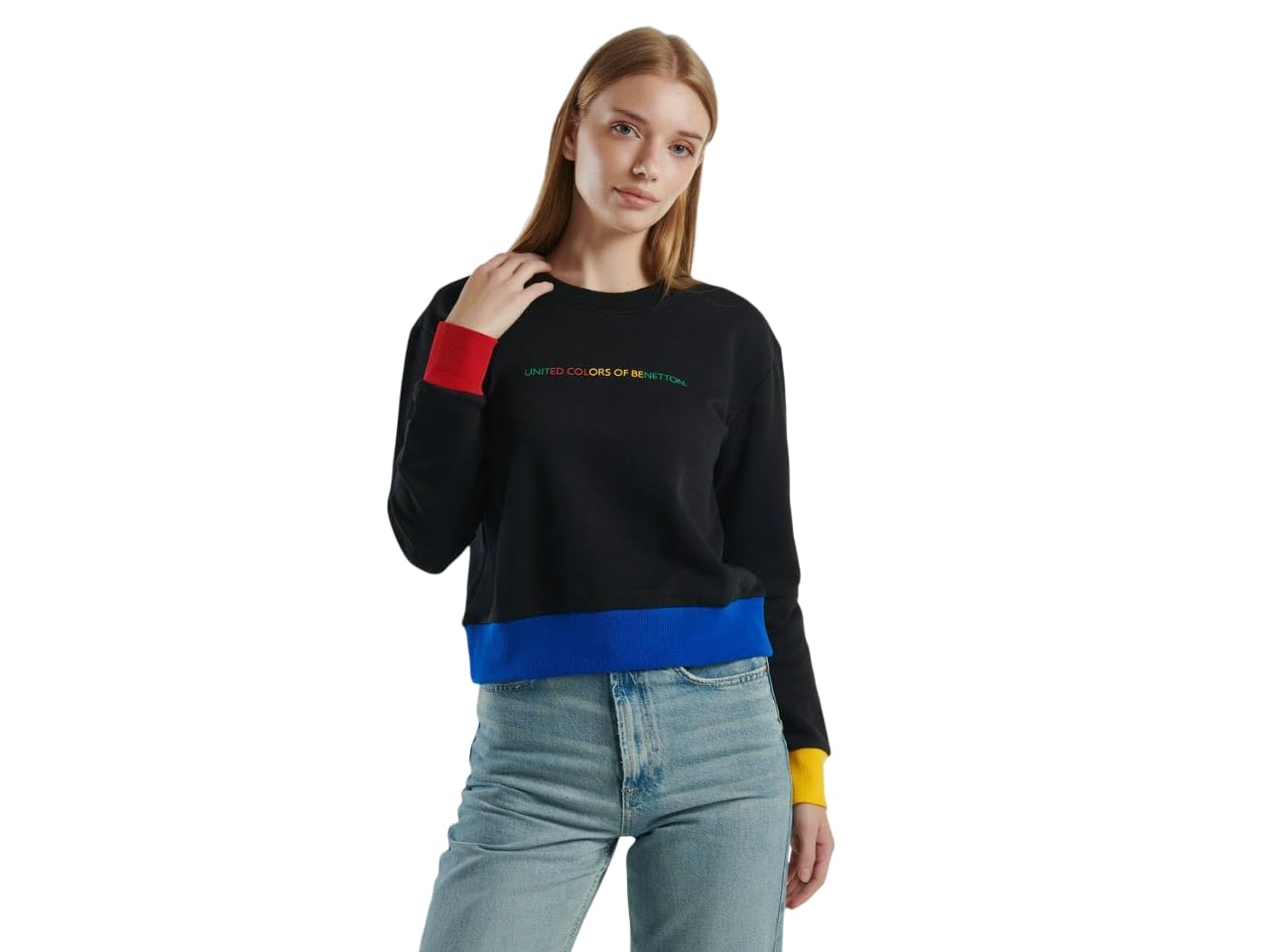 United Colors of Benetton jersey g/c m/l, Black, L