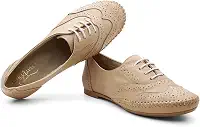 Tenis Oxford Feminino Couro Cadarço Texturizado Salto Baixo Palmilha Conforto Leve