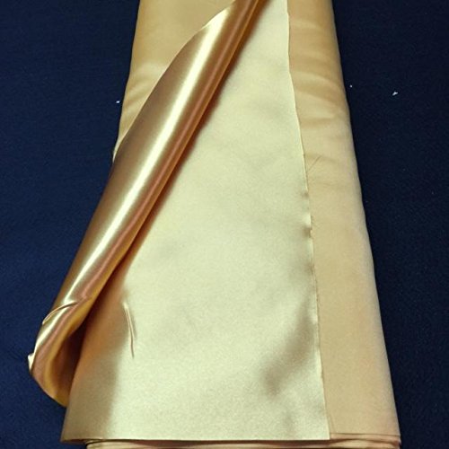 tissu DOUBLURE Satin OR au metre largeur 150 cm