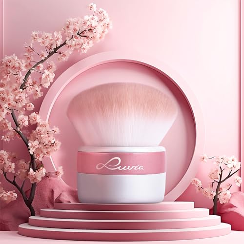 XXL Kabuki Brush Luvia, Powder Make-Up Brush, XXL Powder Brush for the Face Bronzer, Blush, Contour, Highlighter - Image 2