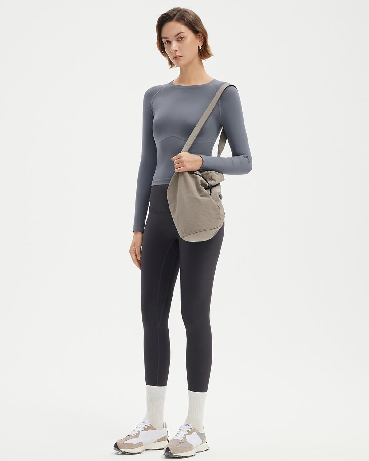 SUUKSESS Women Seamless Workout Long Sleeve Shirts Gym Athletic Running Yoga Tops - Image 3