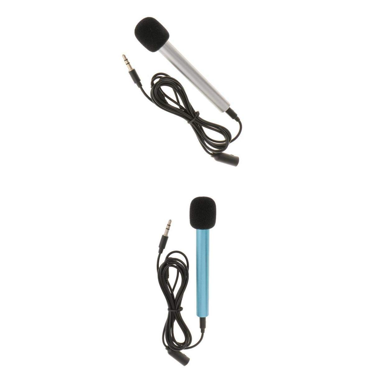 UJEAVETTE 2xHandheld Mic Portable Mini 3.5mm Stereo Studio Speech Mic Audio Microphone-picture-28