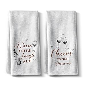 Hcaredee Funny Kitchen Towels,Themed Dishcloth Towels Decor,14"x26"inch,Hand Towels,Tea Towels,Gift for Lover,Hostess,Housewarming,Valentine's Day,Candlelight Dinner,2pack-Gold Funny Kitchen TowelsThemed Dishcloth Towels Decor14x26inchHand TowelsTea TowelsGift for LoverHostessHousewarmingValentines DayCandlelight Dinner2pack Gold
