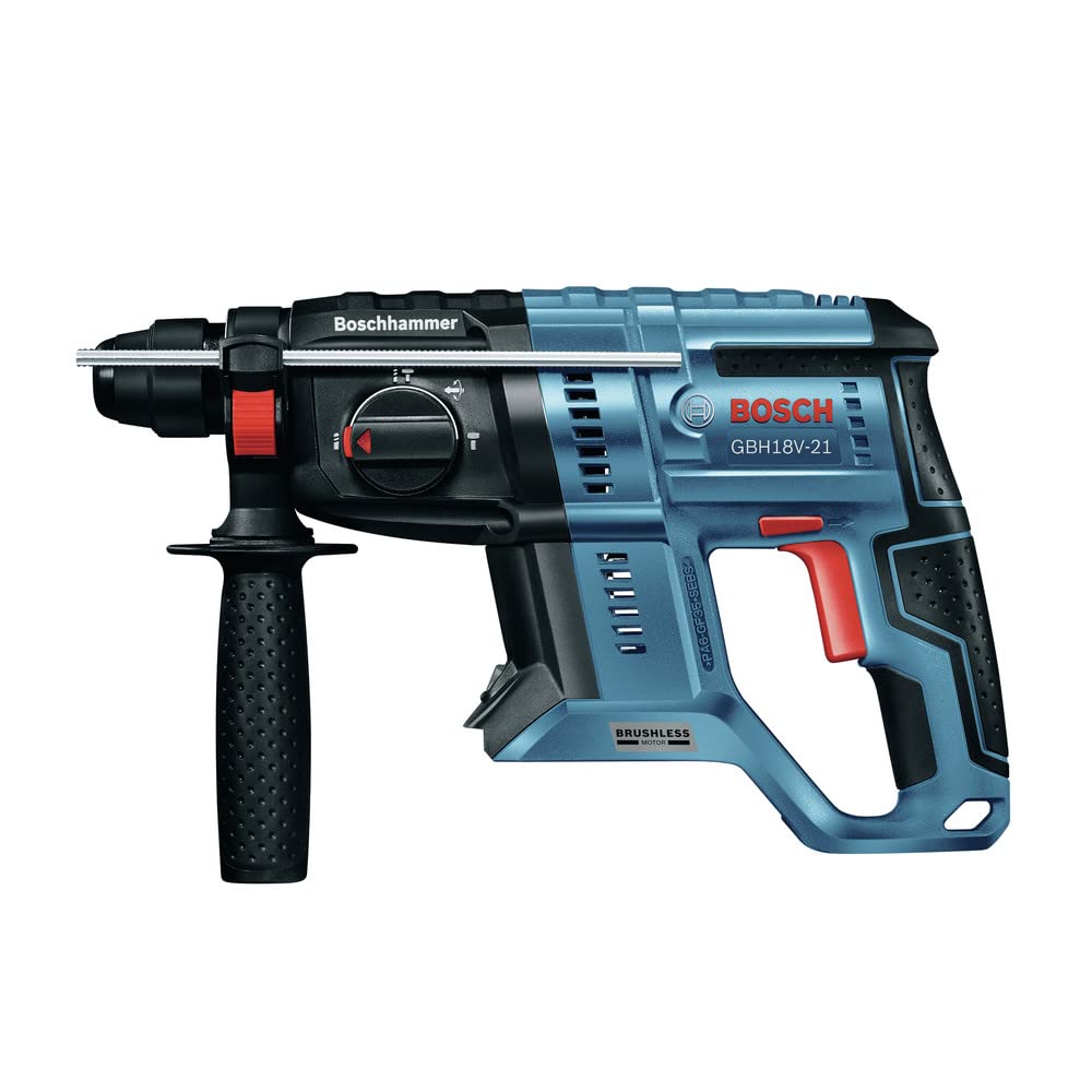Bosch GBH18V-21N-RT 18V Brushless Lithium-Ion SDS-plus 3/4 in. Cordless Rotary Hammer (Tool Only) (Renewed)