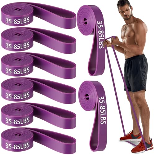 Image of 8 Pcs Resistance Bands Pull up Bands Pull up Assistance Bands Exercise Workout Bands for Working Out Muscle Training Physical Therapy Muscle Training Men and Women