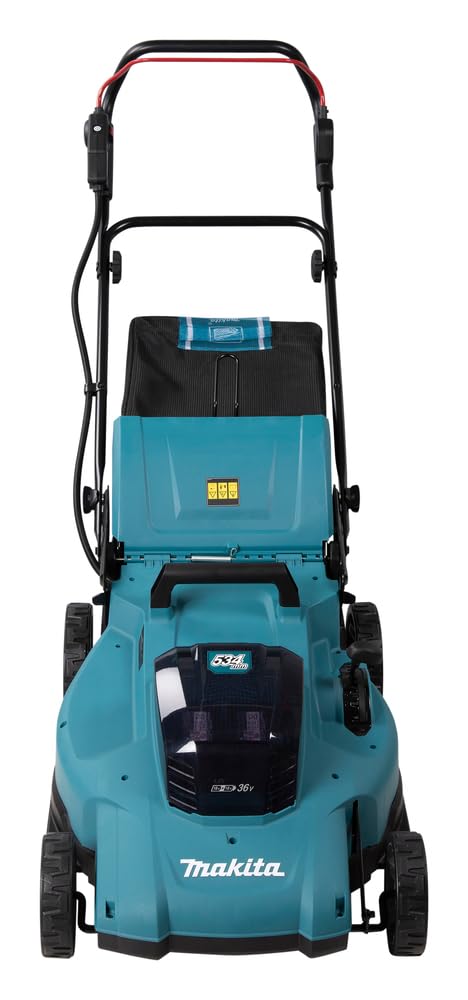 Makita DLM538Z Akku-Rasenmäher 2x18V (ohne Akku, ohne Ladegerät), Petrol