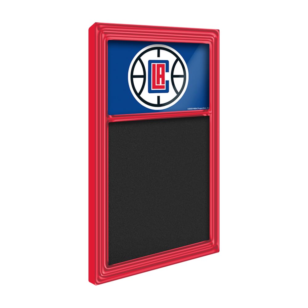 The Fan-Brand NBA Los Angeles Clippers: Chalk Note Board- Sports Decor for Home, Game Room, Fan Cave & Garage - USA Made