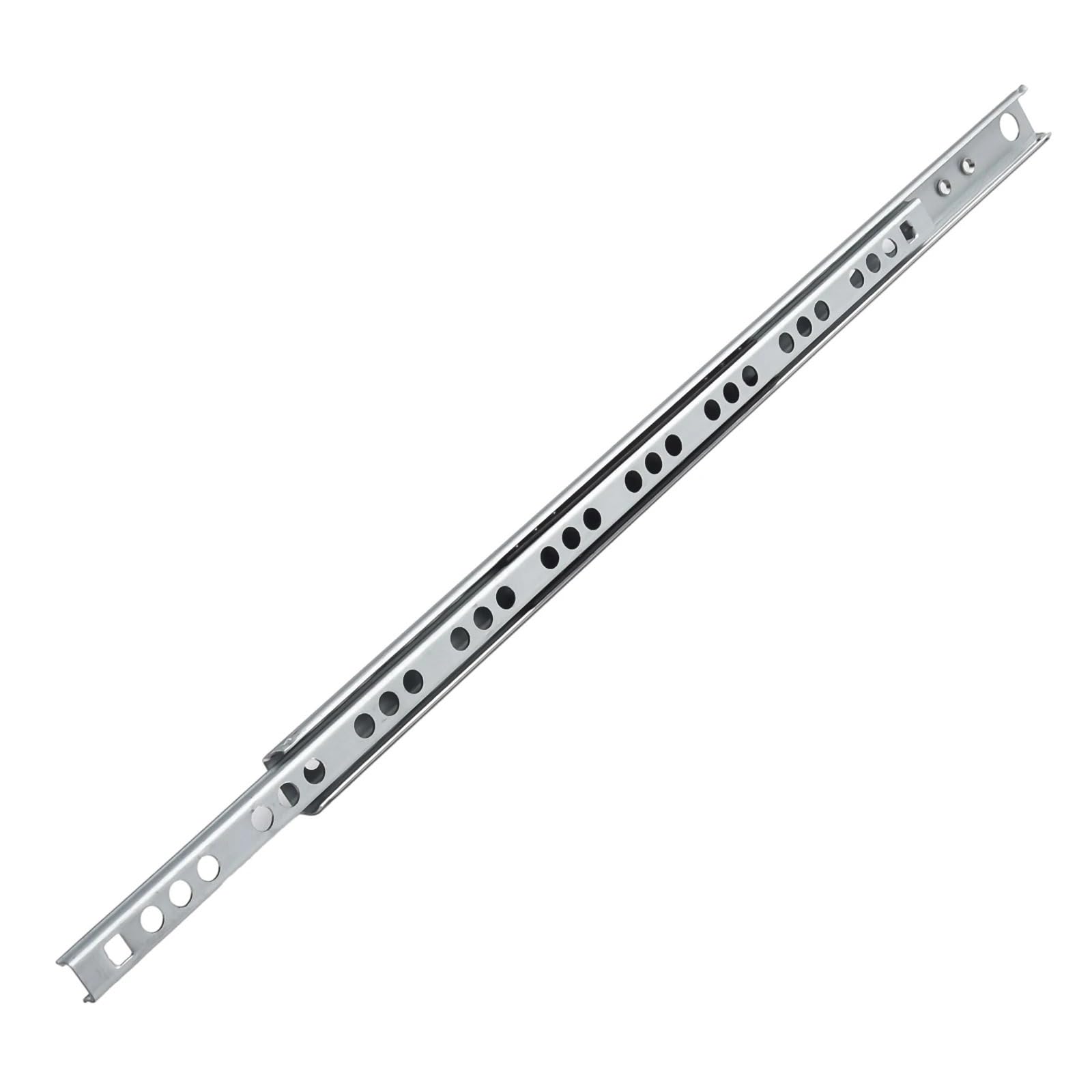 Drawer Slides Drawer Slides 2PCS Kitchen Cupboard Furniture Guide Rail Full Extension Parts Width 17mm(13 inch)