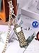 10 Pieces Cow Print Lipstick Holder Lipstick Holder Keychain Sleeve Lipstick Pouch Lip Balm Holder Sleeve with 10 Metal Key Chains to hold Travel Daily Accessories, Leopard Style