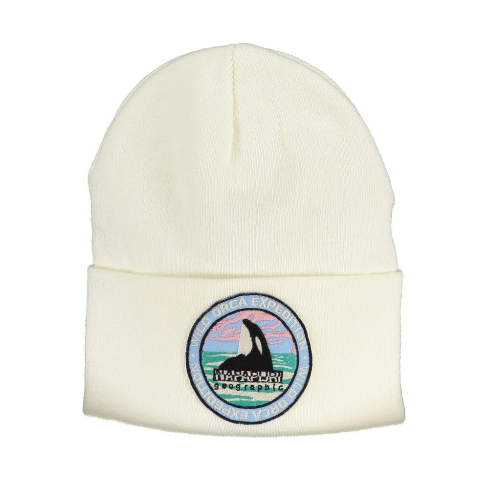 Napapijri White F-Mountain 1 Beanie One Size