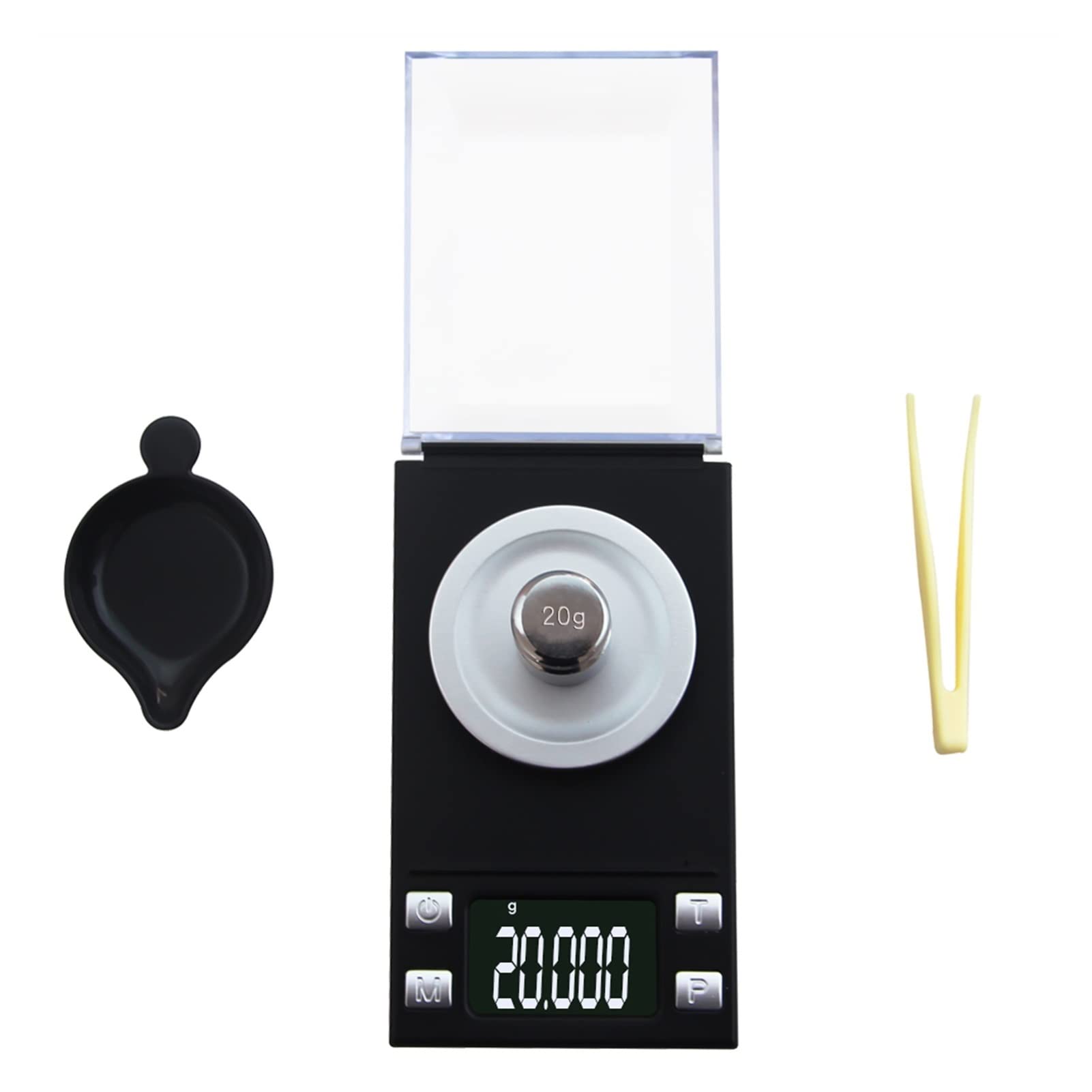 Báscula De Cocina Balanza De Precisión, Báscula Digital Electrónica, Alta Precisión, Adecuada para Laboratorio, Pesaje De Medicamentos, Pesaje De Joyas, Mini Báscula Port,
