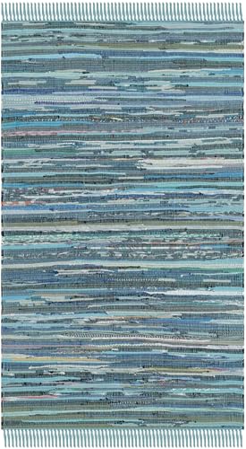 Tapete decorativo SAFAVIEH 2'6" x 4' azul y multicolor