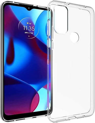 Funda transparente para Motorola G Pure para Moto G Power 2022Moto G Play 2023, piel suave, delgada, flexible, de silicona, TPU, resistente a los