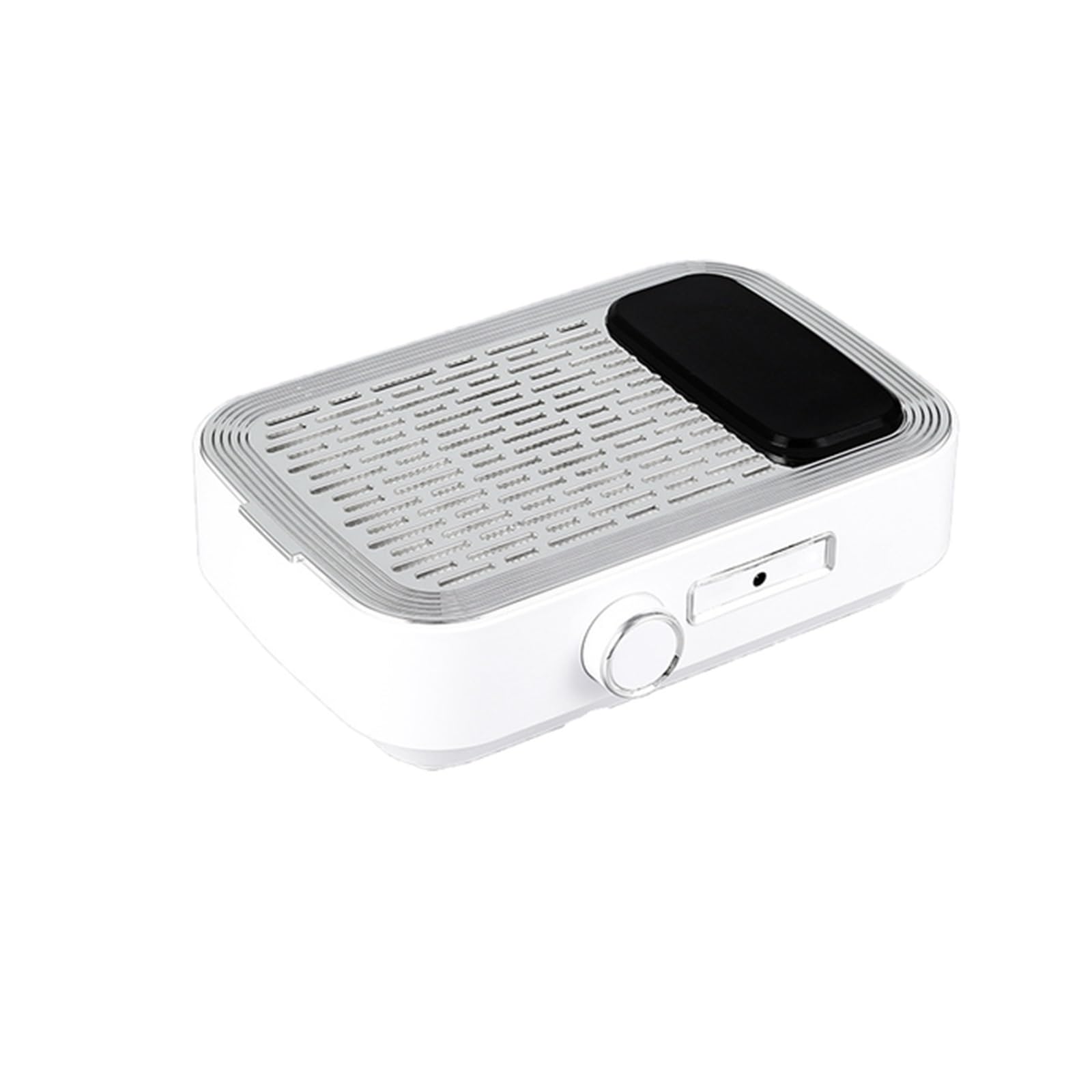 Aspiratore Unghie, Aspirapolvere for unghie ricaricabile ad alta potenza da 150 W con collettore di polveri for unghie con tampone manuale con filtri for macchine for manicure con la for unghie(White)