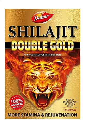 DABUR Shilajit Double Gold 20 Capsules for Stamina and Rejuvenation - Image 2