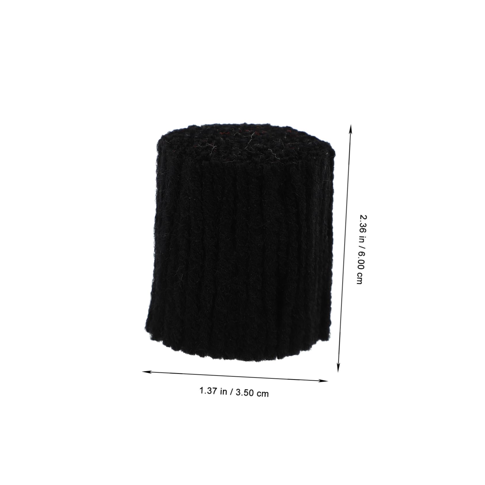 NUOBESTY 10 Rolls Black Latch Hook Wool Yarn Bundles for DIY Rug Making Pre-Cut Carpet Embroidery Yarn for Knotted Rugs Cushions - Image 3
