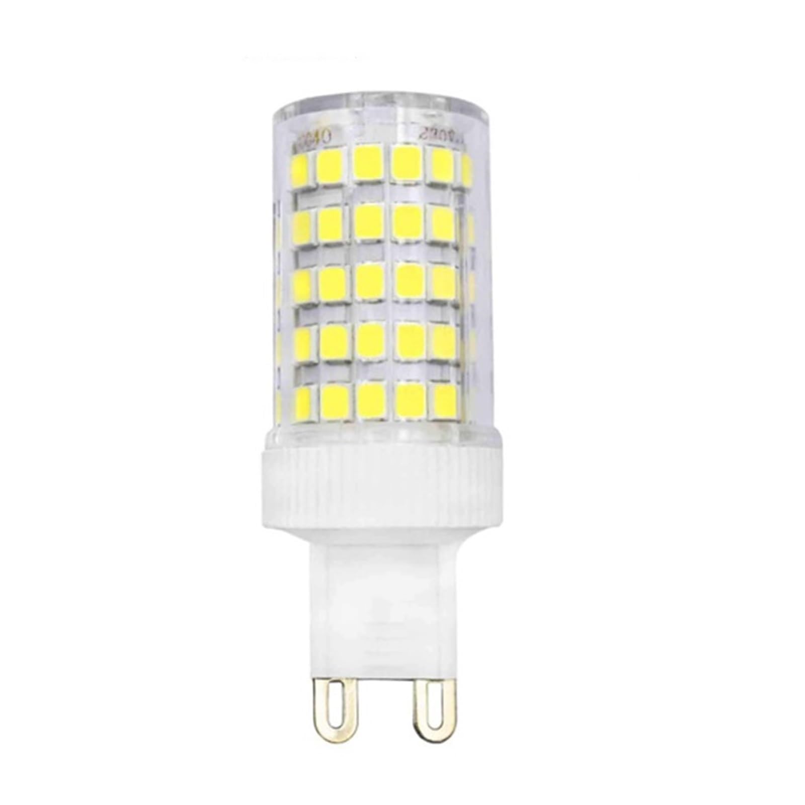 5 Sztuk Jasne Małe Mini G9 Żarówka LED Kukurydza Światło 86 Diod Led 10w 3000k 6000k Wymień 80w 100w Lampa Halonowa Niskie ZużYcie Energii(White 6000k 6500k)