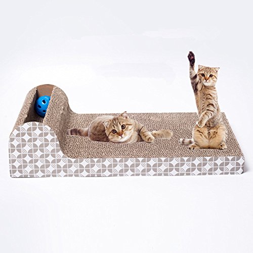 Petlogix Cat Scratching Pad & Sofa with Catnip Durable Reversible Scratcher Post Couch Eco-Friendly Corrugated Cardboard Lounge Design for Healthy Nails & Claws (B08WKDFK6X) Amazon Price History, Amazon Price Tracker