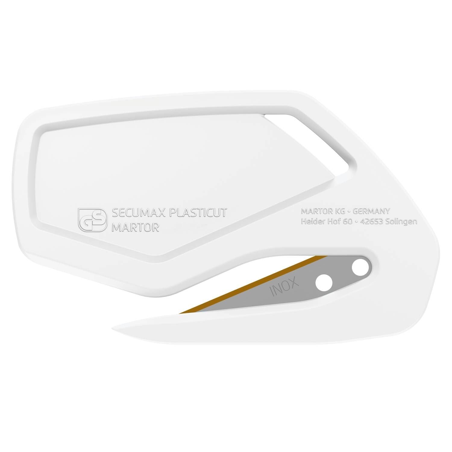 MARTOR 10x SECUMAX PLASTICUT Nóż Bezpieczeństwa, Szeroki, TiN, Inox