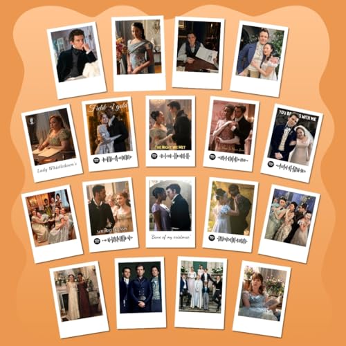 Image of Bridgerton Posters Cards Kit (Set of 18) | Francesca, Benedict, Eloise, Daphne, Penelope, Lady Whistledown, Anthony, Kathani, Sophie Mini Posters Collage Kit Mini Poster Size (8 x 6 cm) Poster for Phone Accessories, Bedroom, Office, Living room, Dorm room (Bridgerton) (C 076)