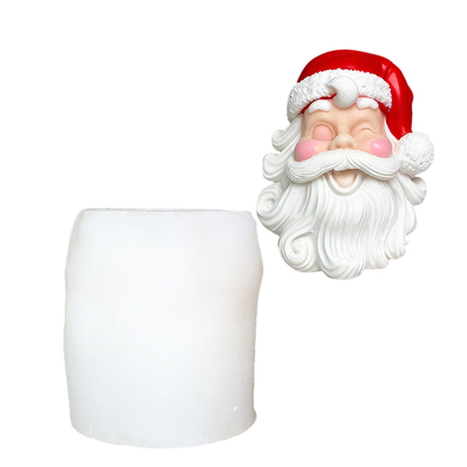 Jazuaiao Santa Clause Silicone Mold Multipurpose Silicone for Making Soap Holiday Decoration Epoxy Resin Christmas Making Mold