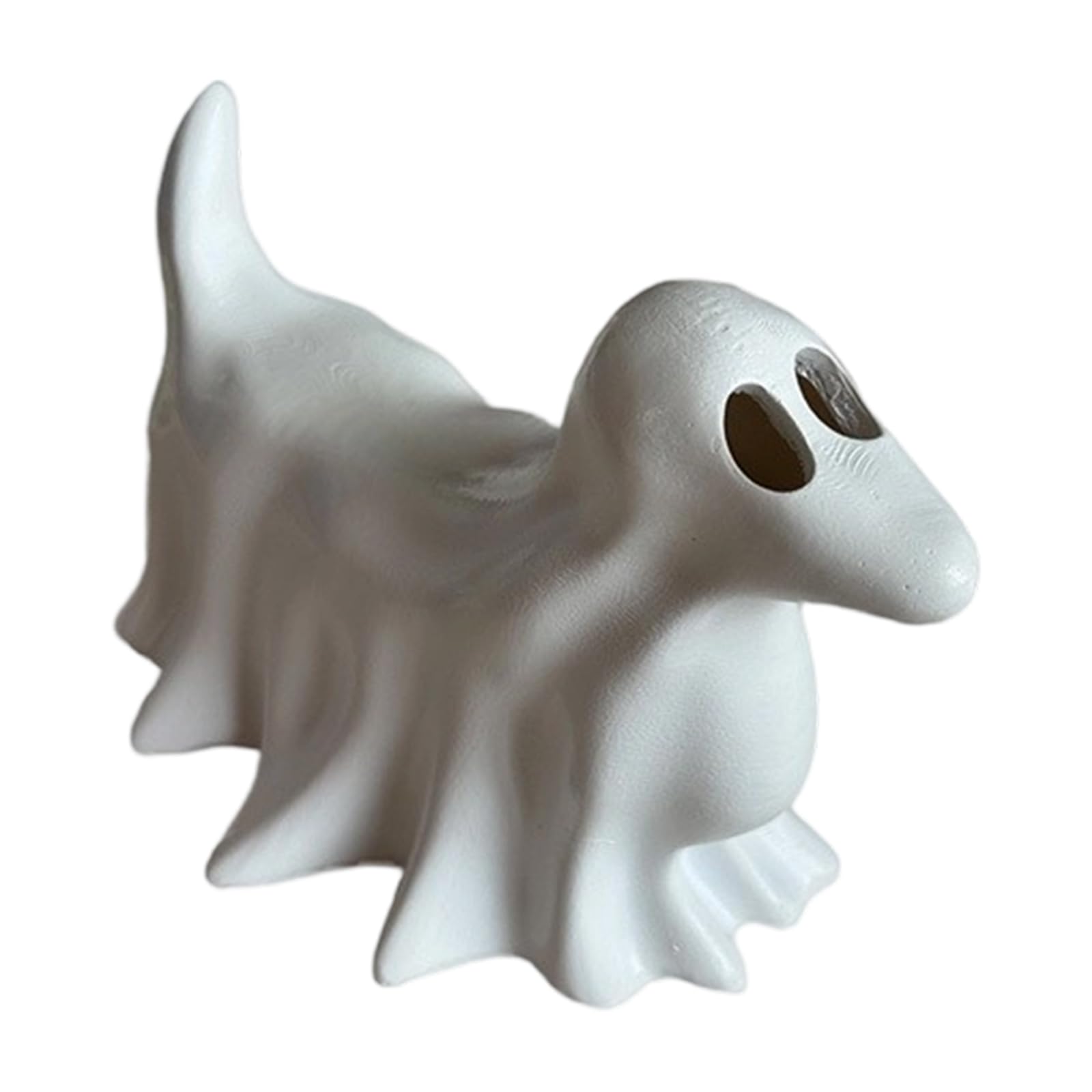 Carotoe Little Dinosaur Ghosty Dog Halloween Decoration Resin Craft For Garden Porch Kid Gift Festival Creation Ornament Resin Ghosty Dog Decoration