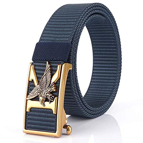 THMY Mens Belt- nylon Belt for Men Breat hable Sports Tactical outdoor Belt, student automatic buckle Belt for Jeans Casual Trouser belt