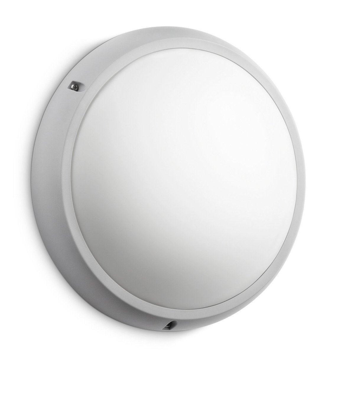 PHILIPS Lighting Paradise Lampada Tonda da Parete da Esterno, Sintetico, Lampadina Inclusa, Grigio