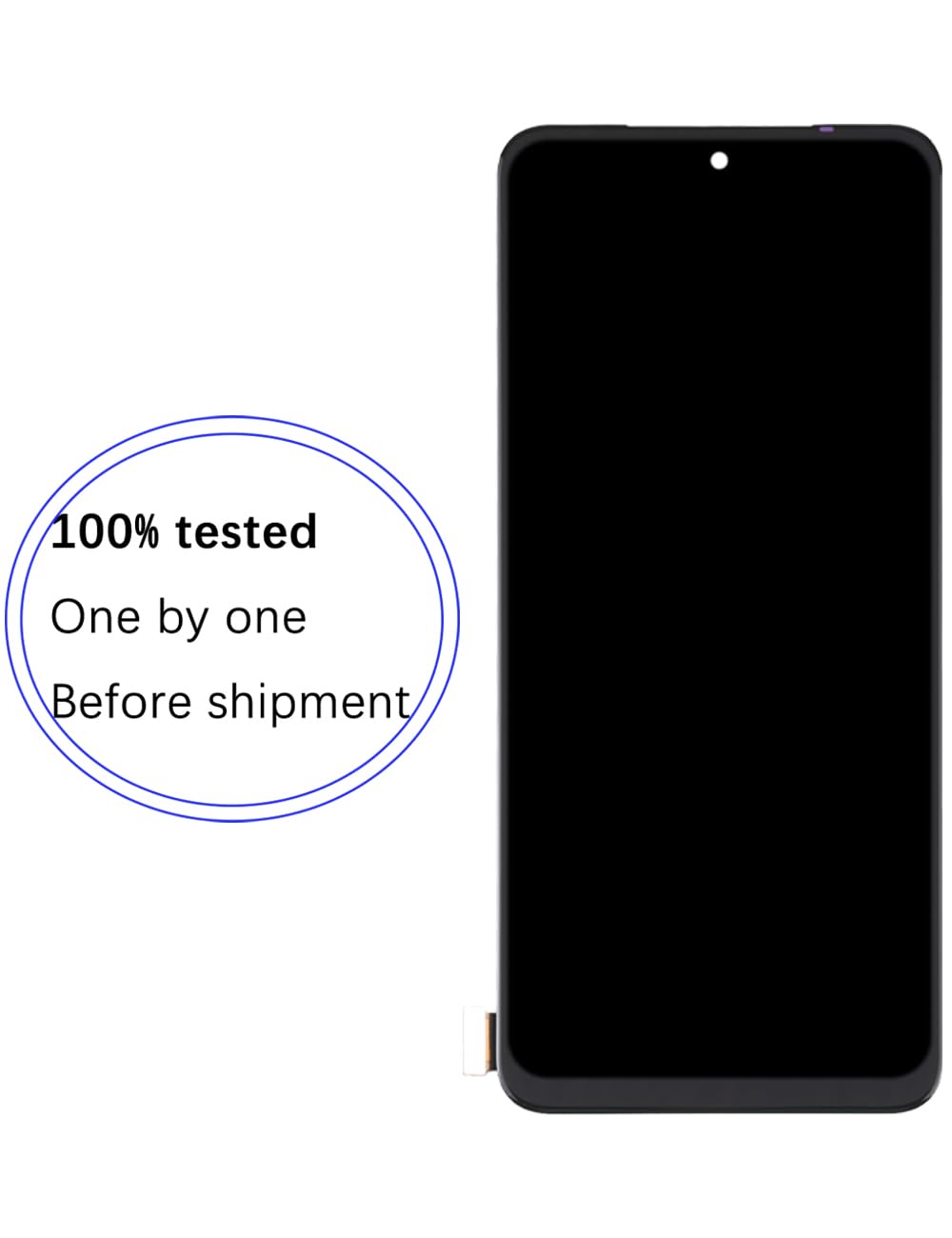 Schermo per Xiaomi Poco M4 PRO 5G Display LCD 21091116AG Touch Digitizer Assembly Sostituzione con Strumenti (Nero,6.6