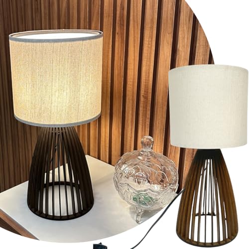 Abajur Luminária Mesa Sile 41 Cm Decorativo Fiação Bivolt 110/220...