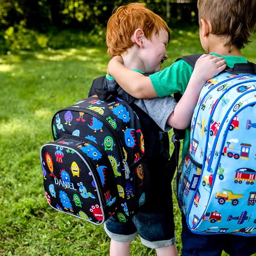 Image of Wildkin 12 Inch Toddler Backpack for Kids, Monsters
