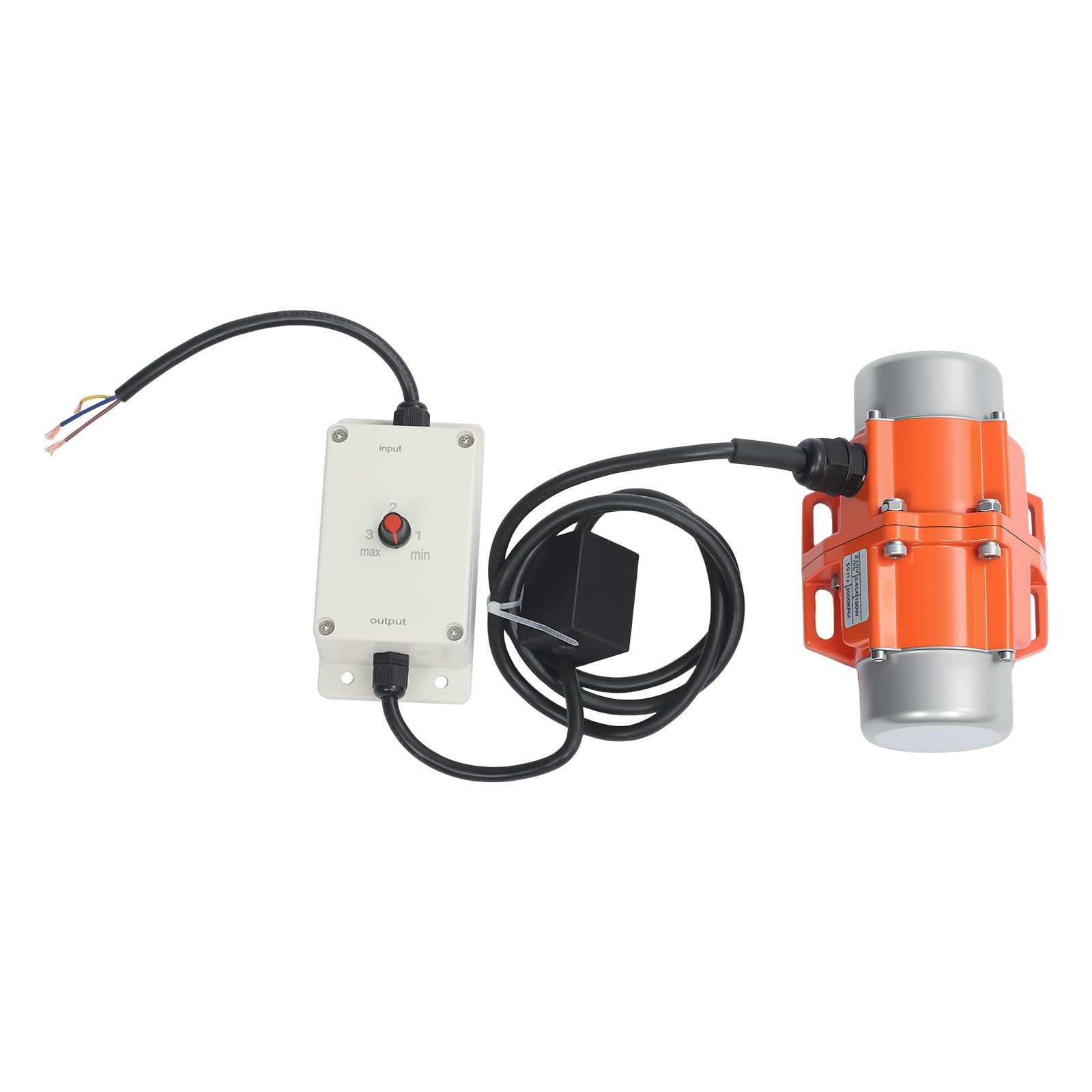 Elektrischer Vibrationsmotor 100W mit Drehzahlregler, bürstenloser Industriemotor 3000 U/min,IP65 Schutz & Klasse F Isolierung, für Bergbau, Siebmaschinen & Förderanlagen