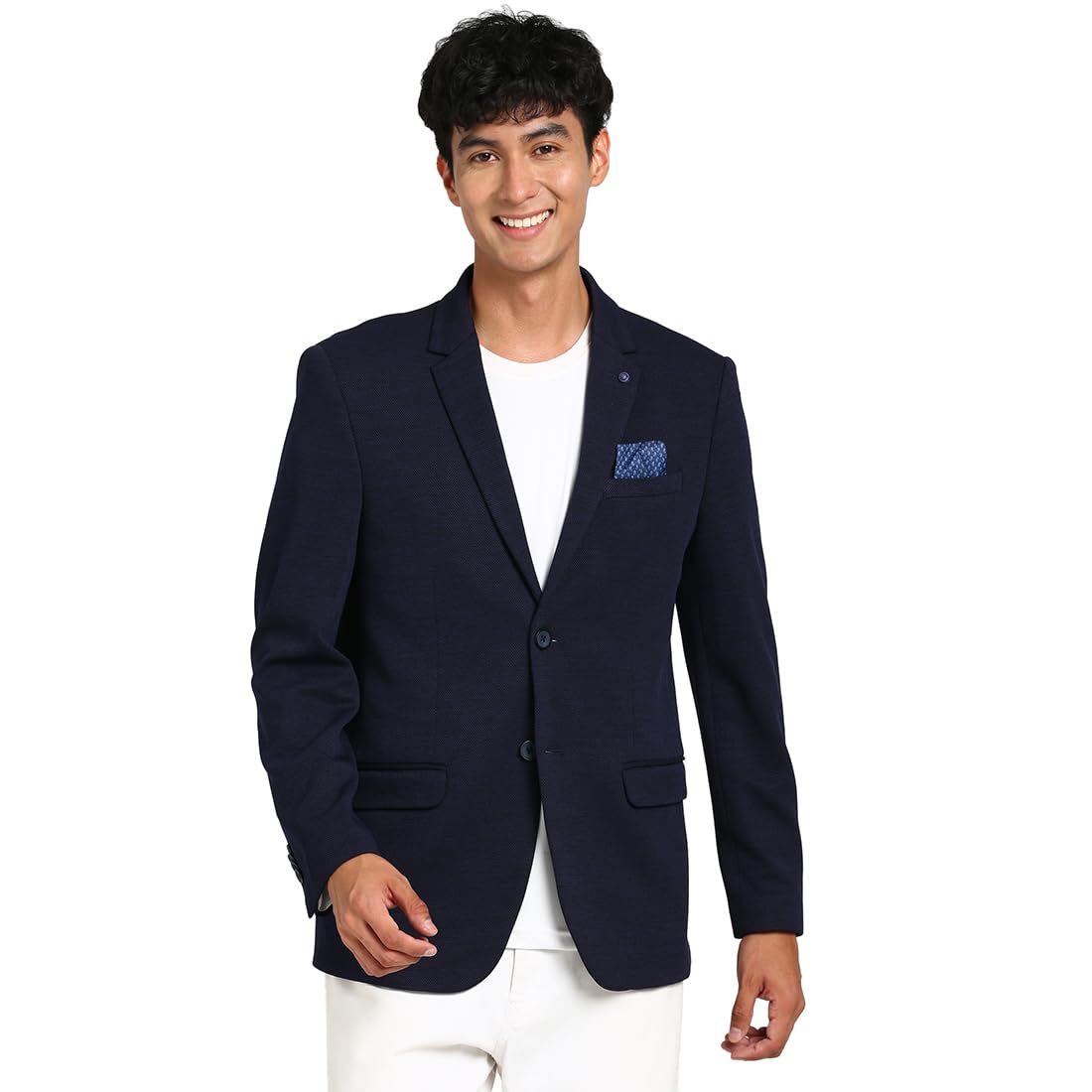 turtle Men's Single Breasted Tailored Blazer-picture-40