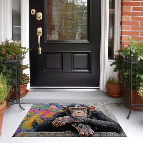 Tapis art urbain grand format 200x300cm noir de carbone chic - 4