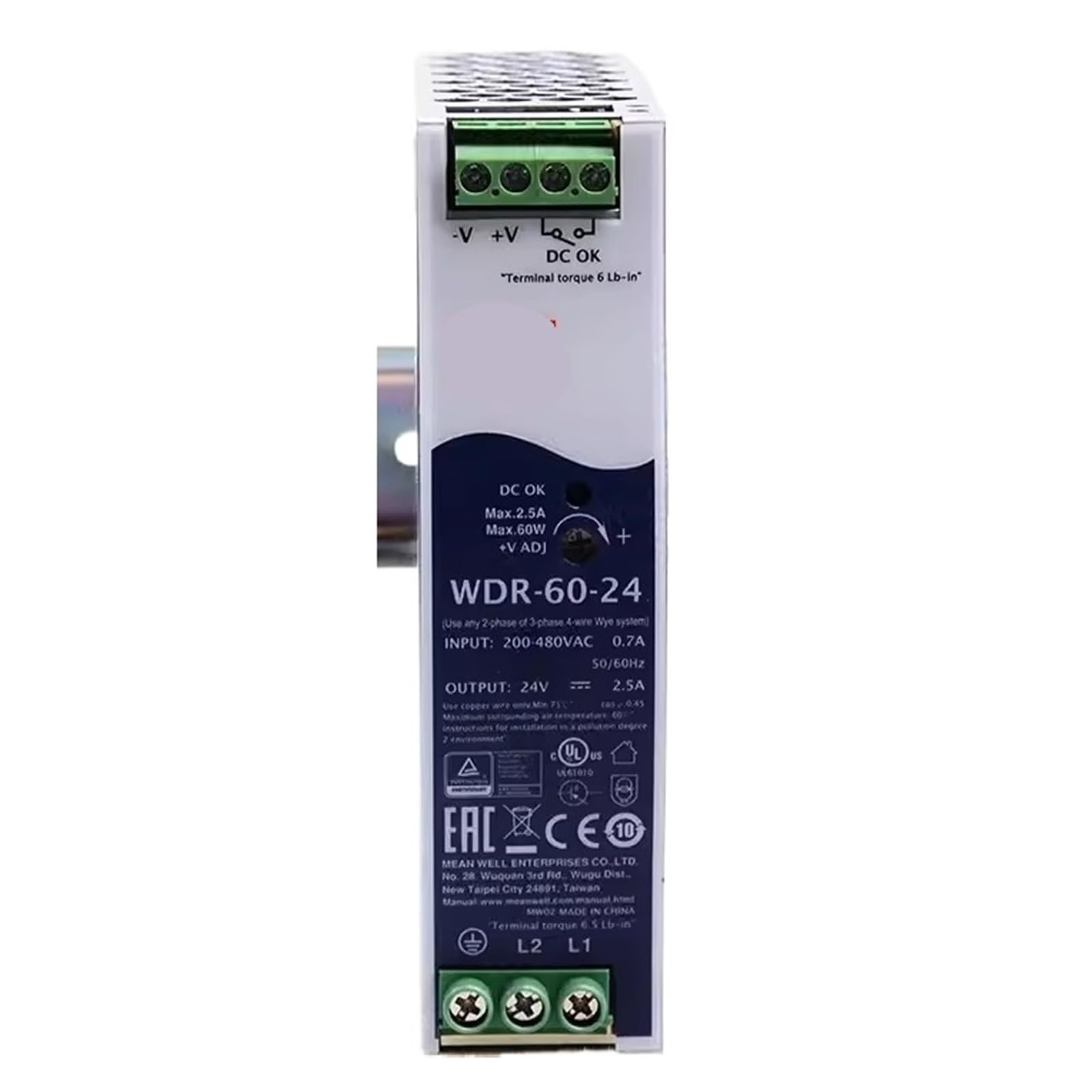 SWEWDSQG WDR-60 Switching power supply WDR-60-5 WDR-60-12 WDR-60-24 WDR-60-48 60W(WDR-60-24V 2.5A)